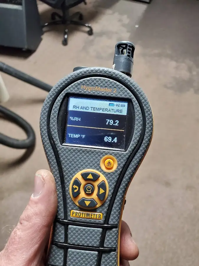 Moisture meter humidity assessment for Fire & Smoke Damage Restoration in Liberty Triangle